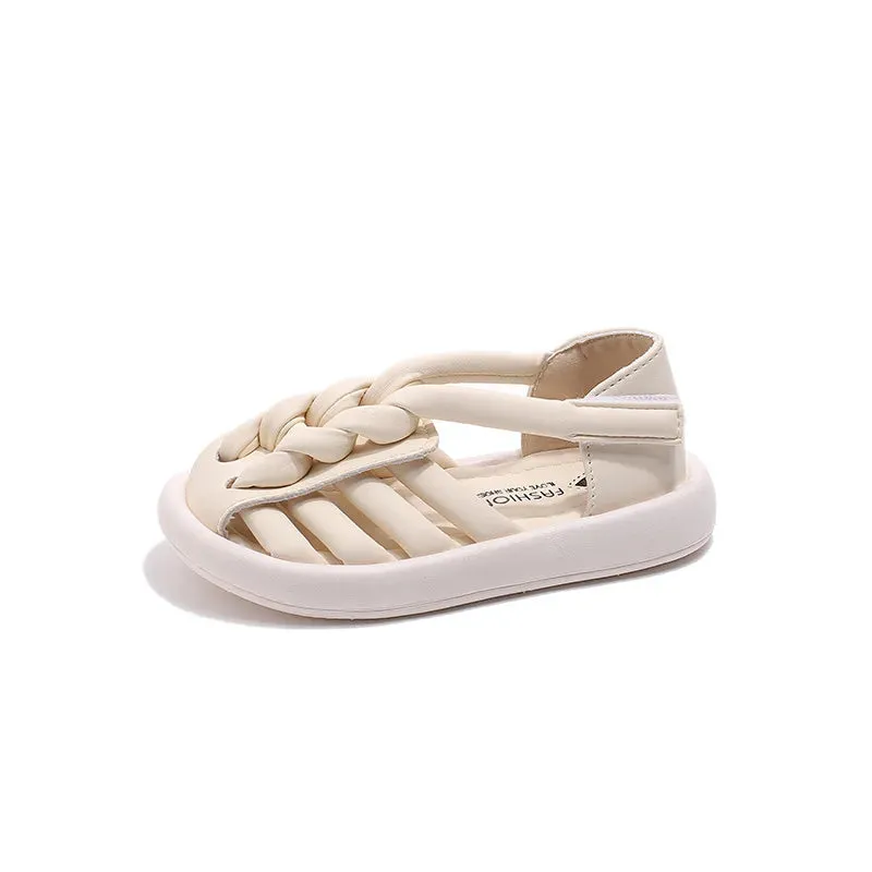 Hollow Out Braided Sandals