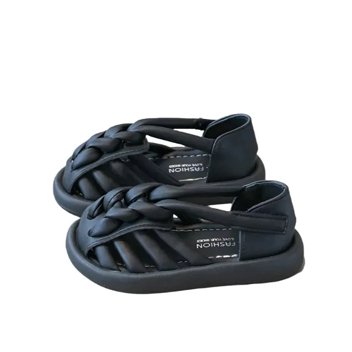 Hollow Out Braided Sandals