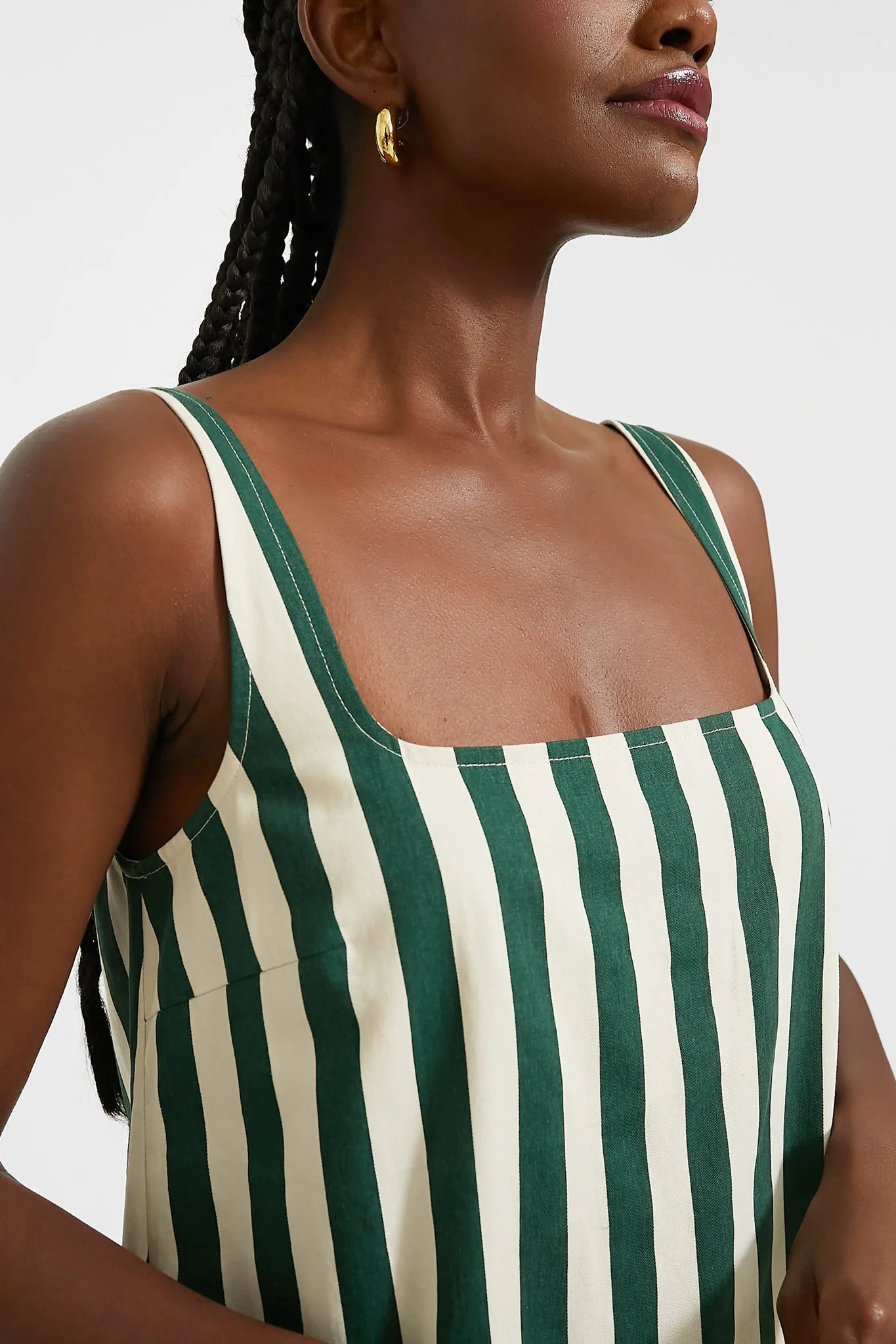 Jade Stripe Cassie Dress