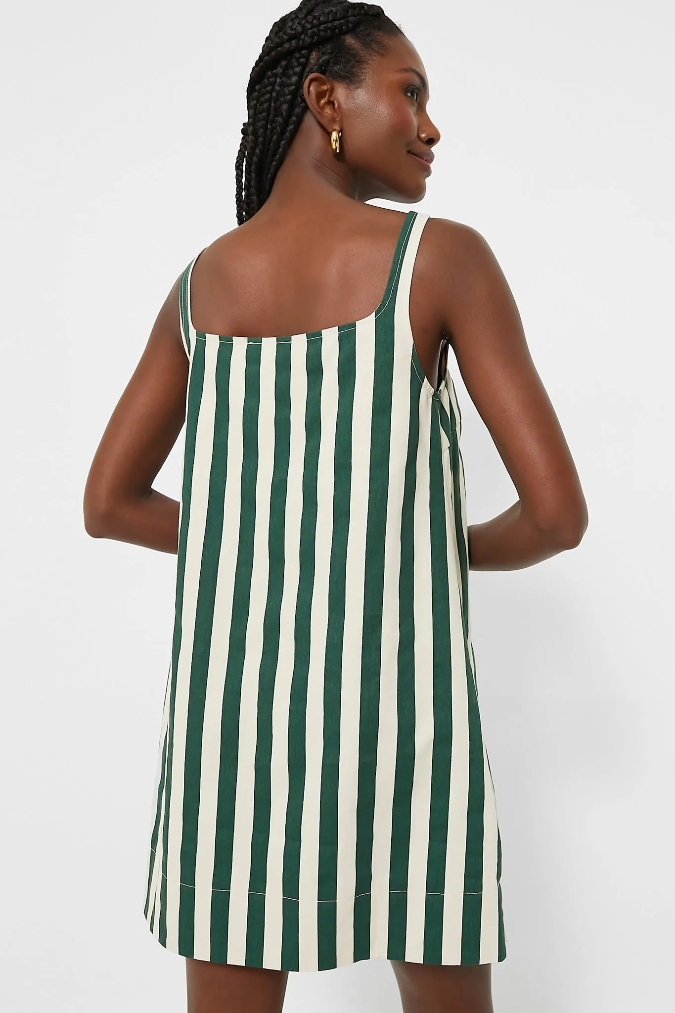 Jade Stripe Cassie Dress