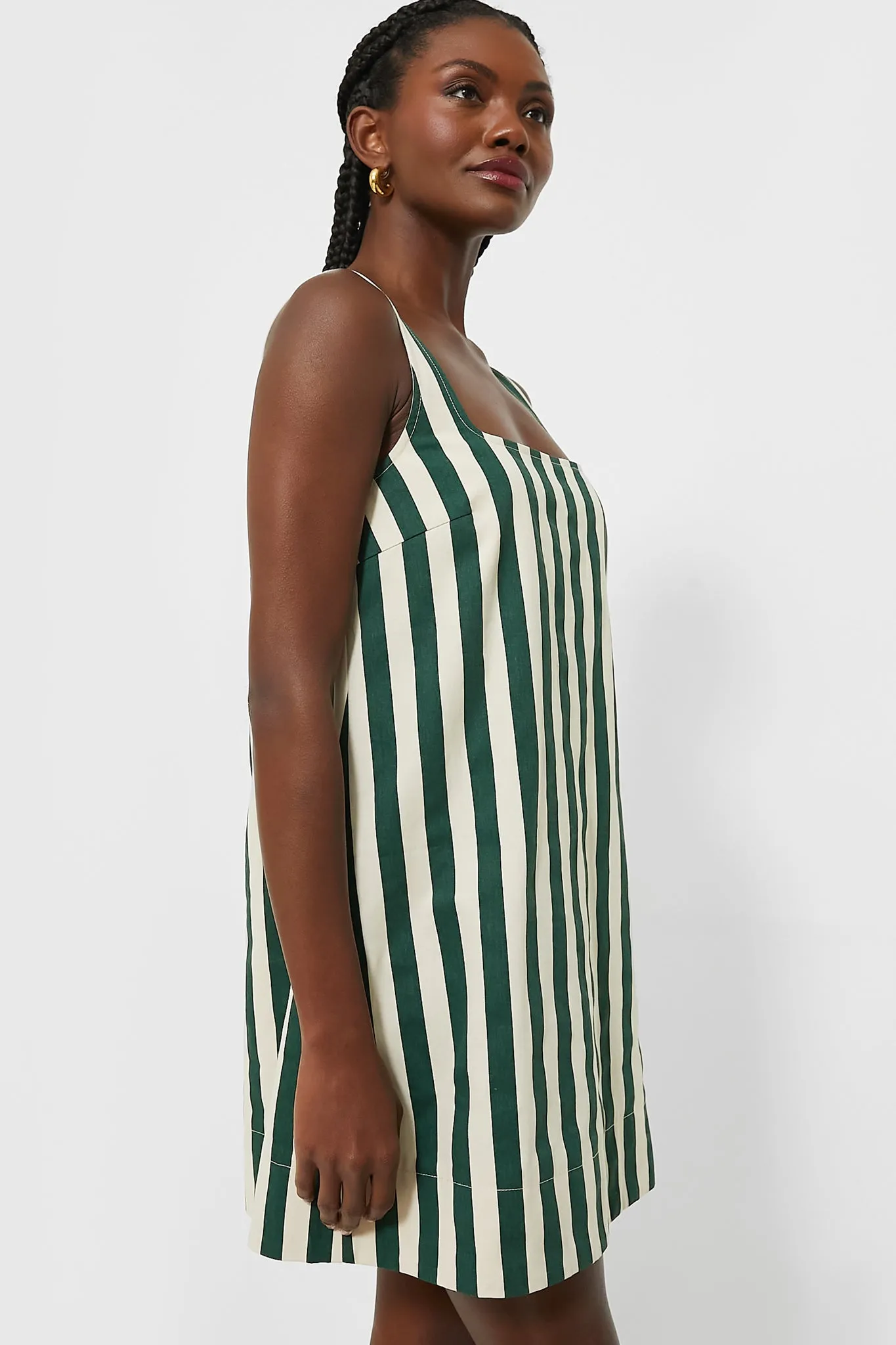 Jade Stripe Cassie Dress