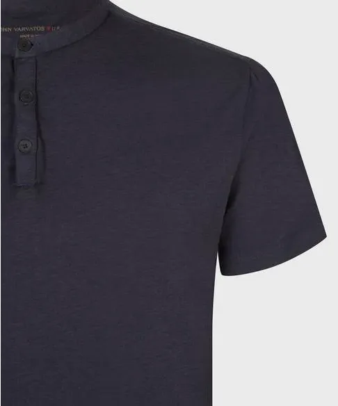 John Varvatos Burnout Henley, Navy