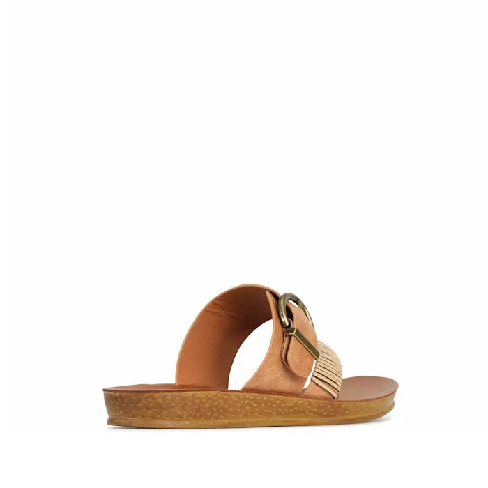 Los Carbos Bria Brandy Brown Light Flexible Sandal Jandal