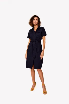 LOULOU DAMOUR Women's Savannah Cargo Shirt Dress