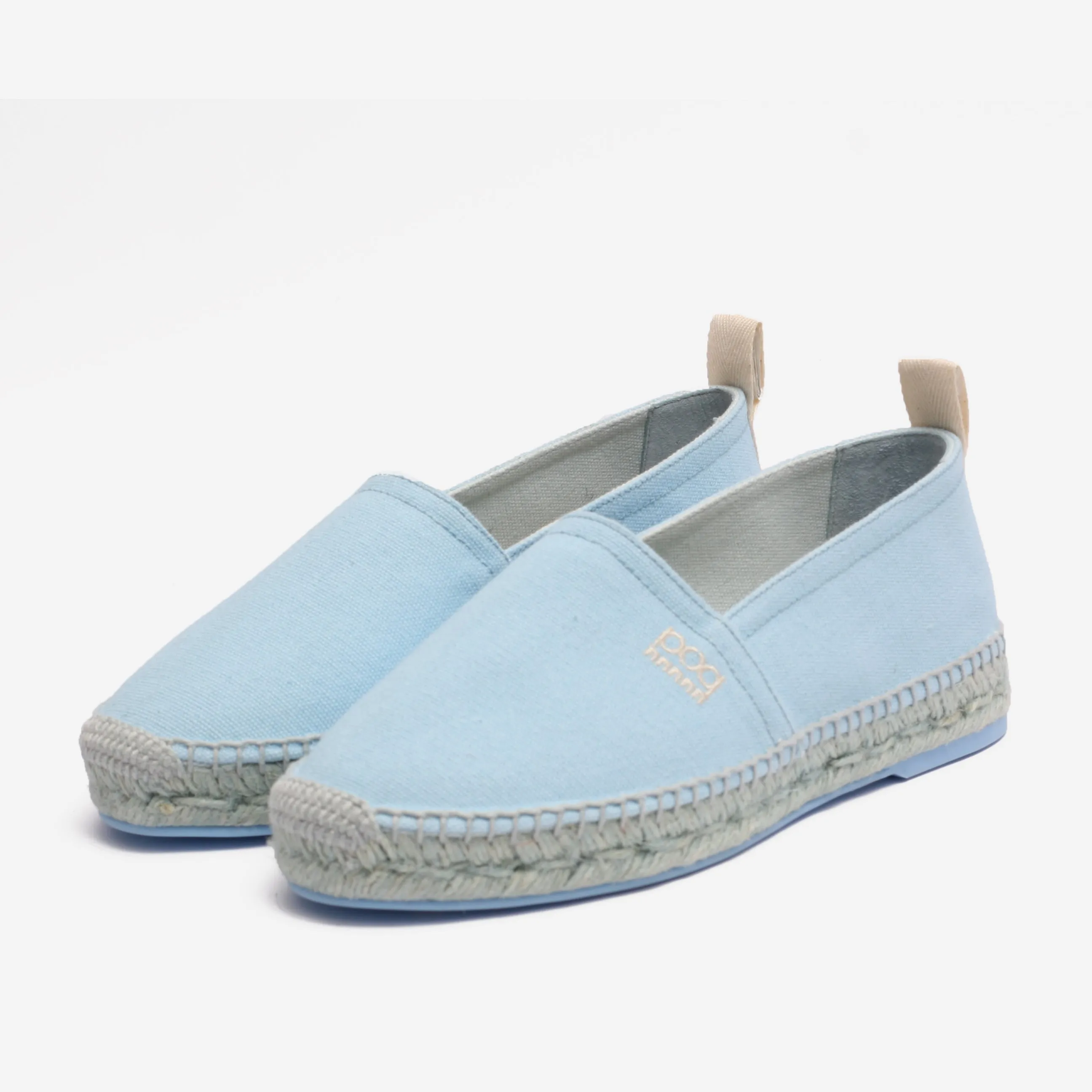 Luxury Espadrilles Women Lemán Sky Canva Blue