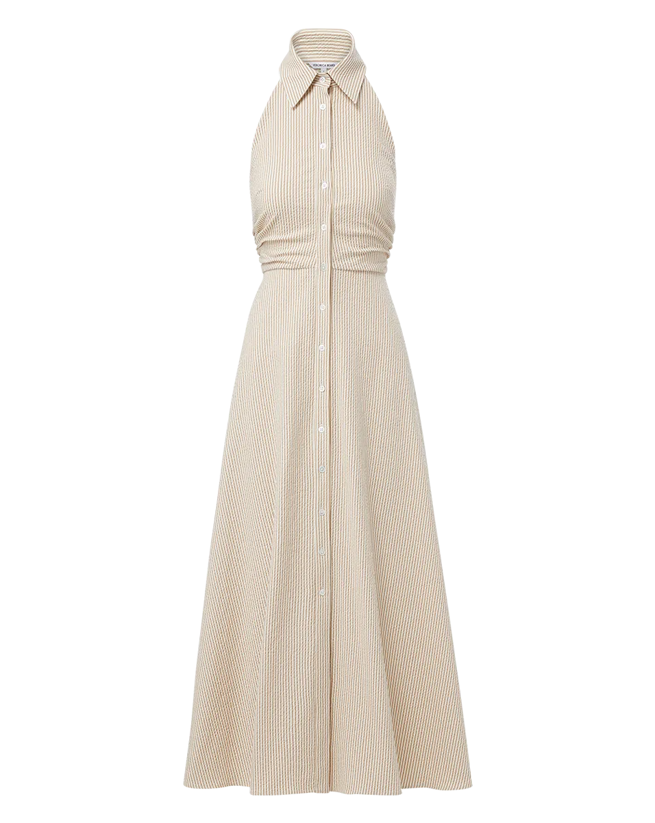 Mackey Seersucker Halter Dress