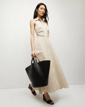 Mackey Seersucker Halter Dress