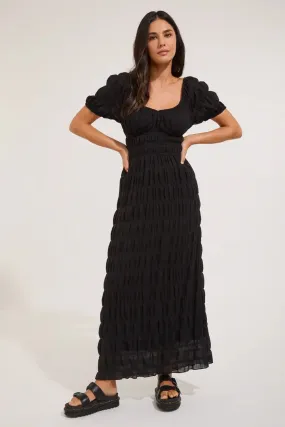 Maude Maxi Dress -Black