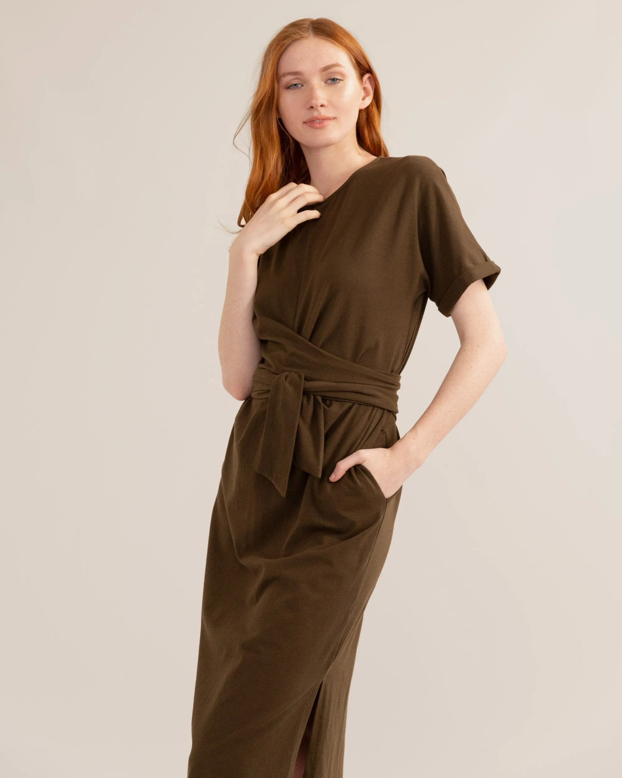 McKenna Tie-Back Wrap Dress