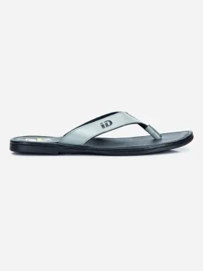 Men's Grey Thong-Style Flat Casual Sandal (ID4135)