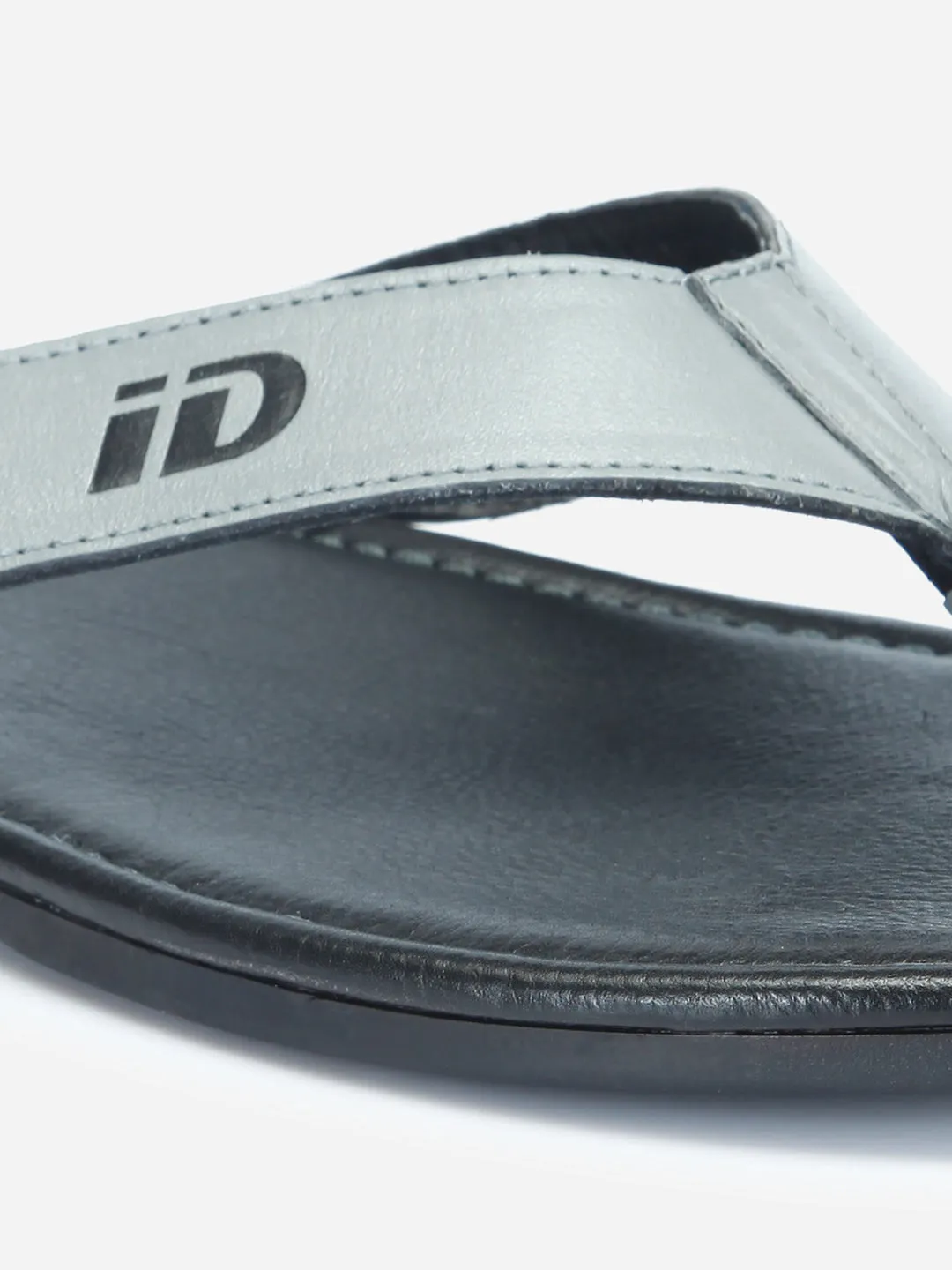 Men's Grey Thong-Style Flat Casual Sandal (ID4135)