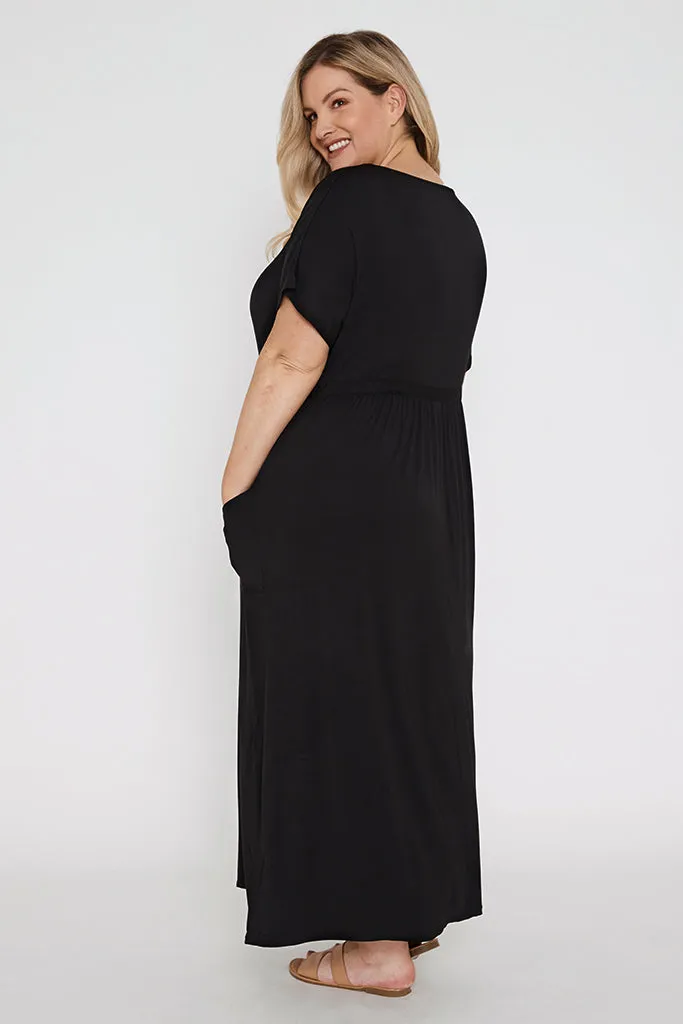 Mila Maxi Dress - Black