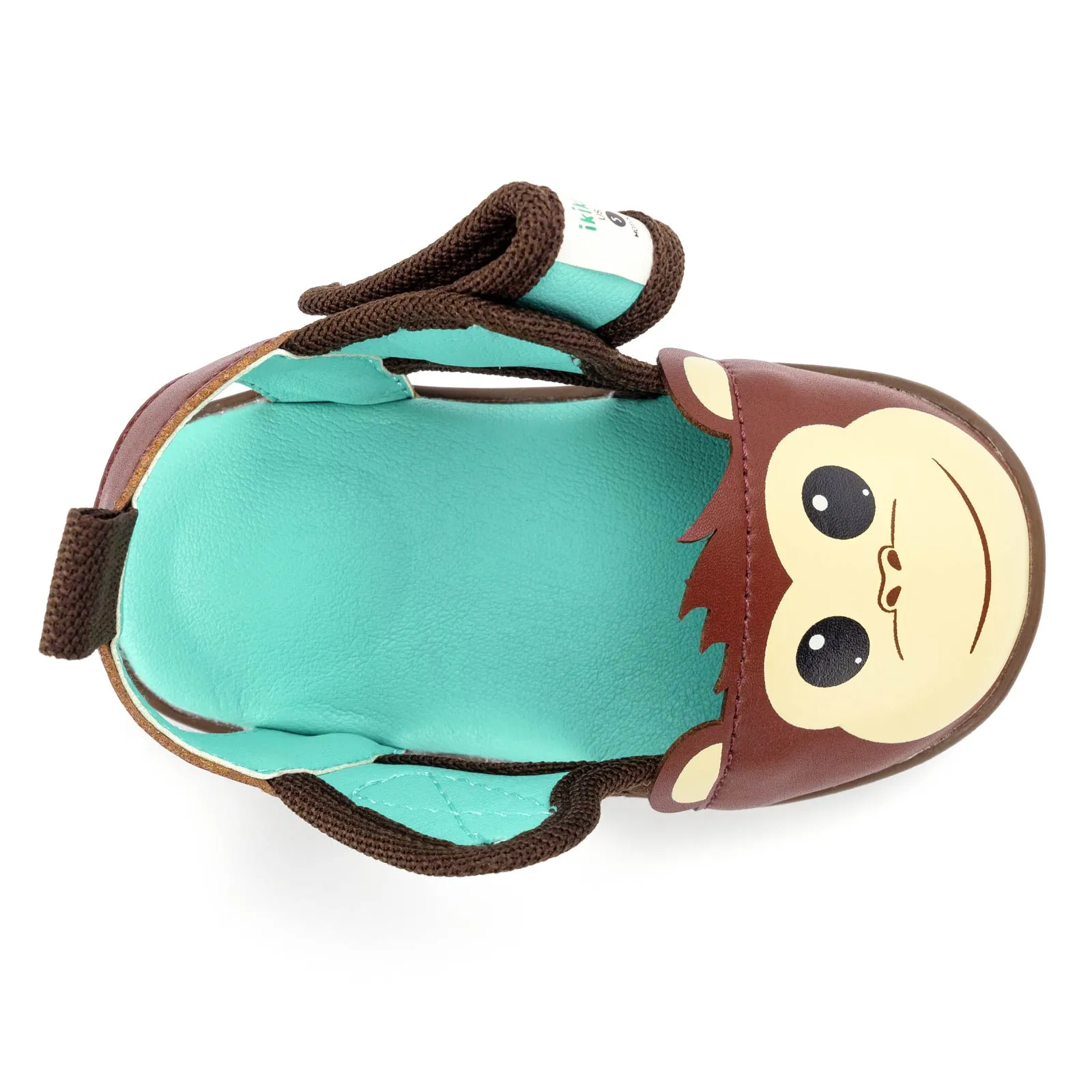 Monkey Squeaky Toddler Sandals | Brown