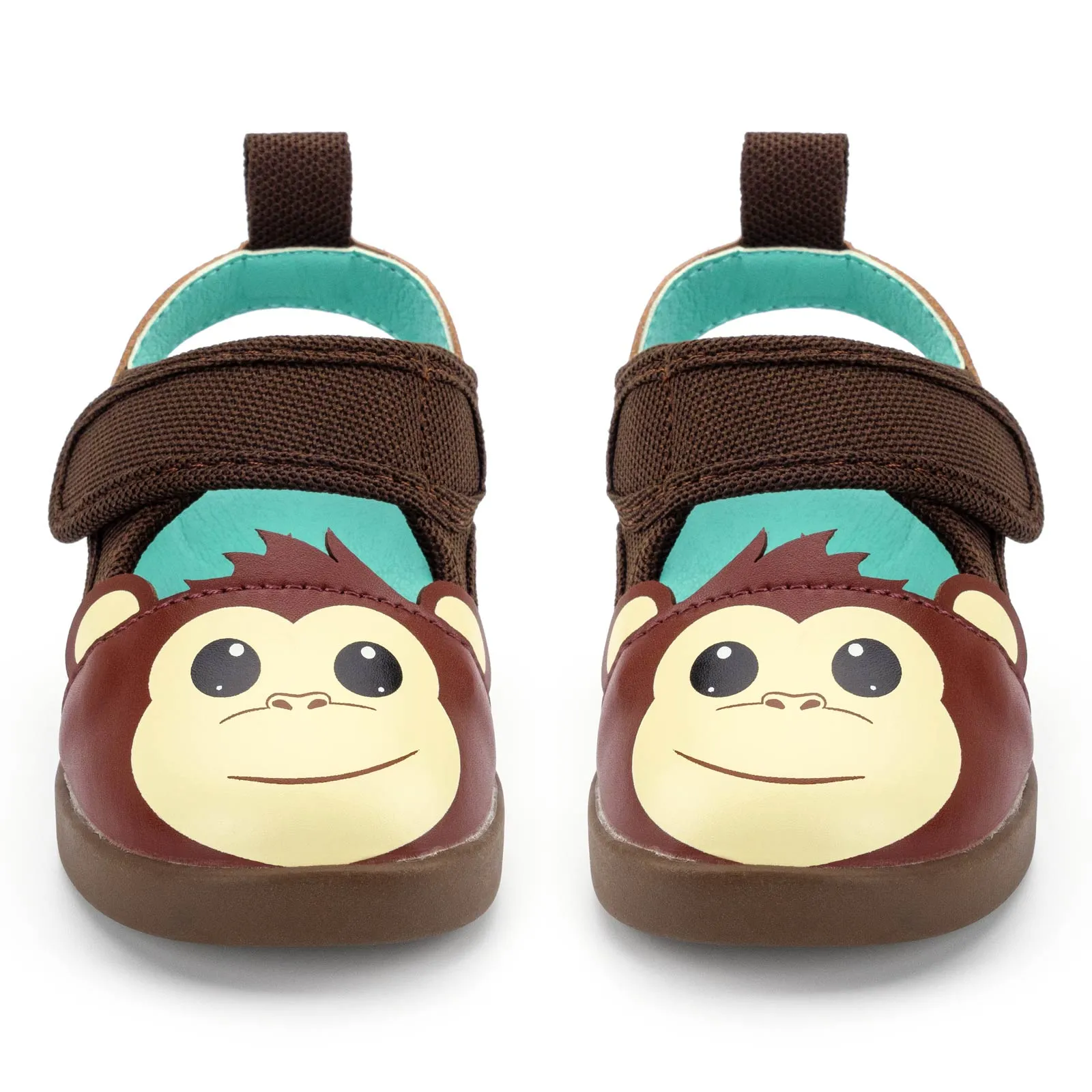 Monkey Squeaky Toddler Sandals | Brown