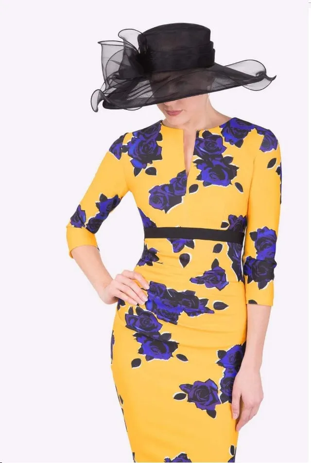 Nadia 3/4 Sleeved Print Dress