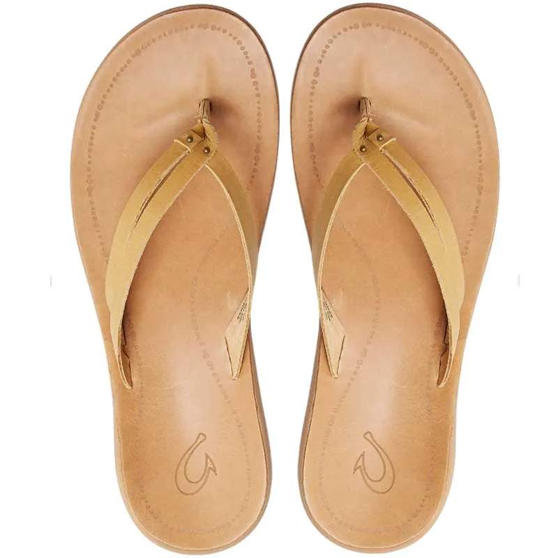 Olukai Women's Kapehe Luana Sandal - Golden Harvest/Sand 20468-7LGS