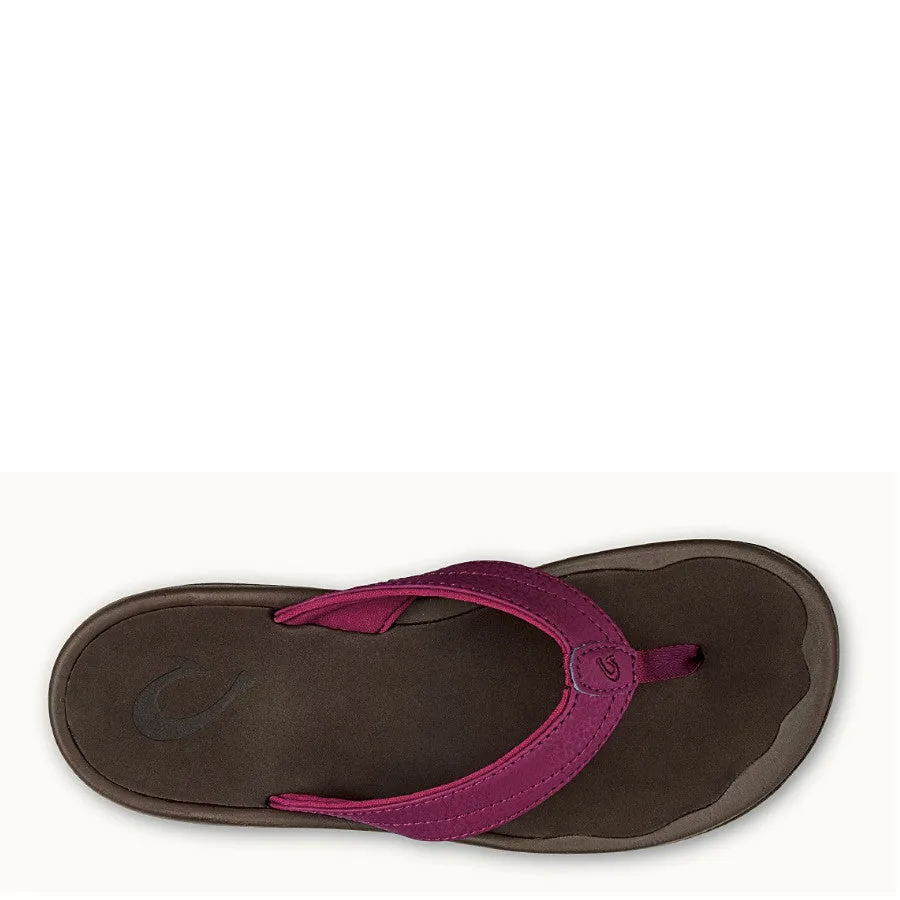 Olukai Women's 'Ohana Sandal - Pokeberry/Dark Java 20110-PB48