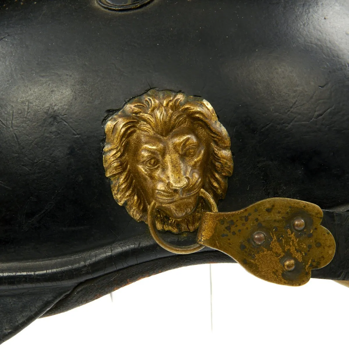 Original 19th Century Bavarian Raupenhelme Cavalry Helmet from the Reign of "Mad King" Ludwig II