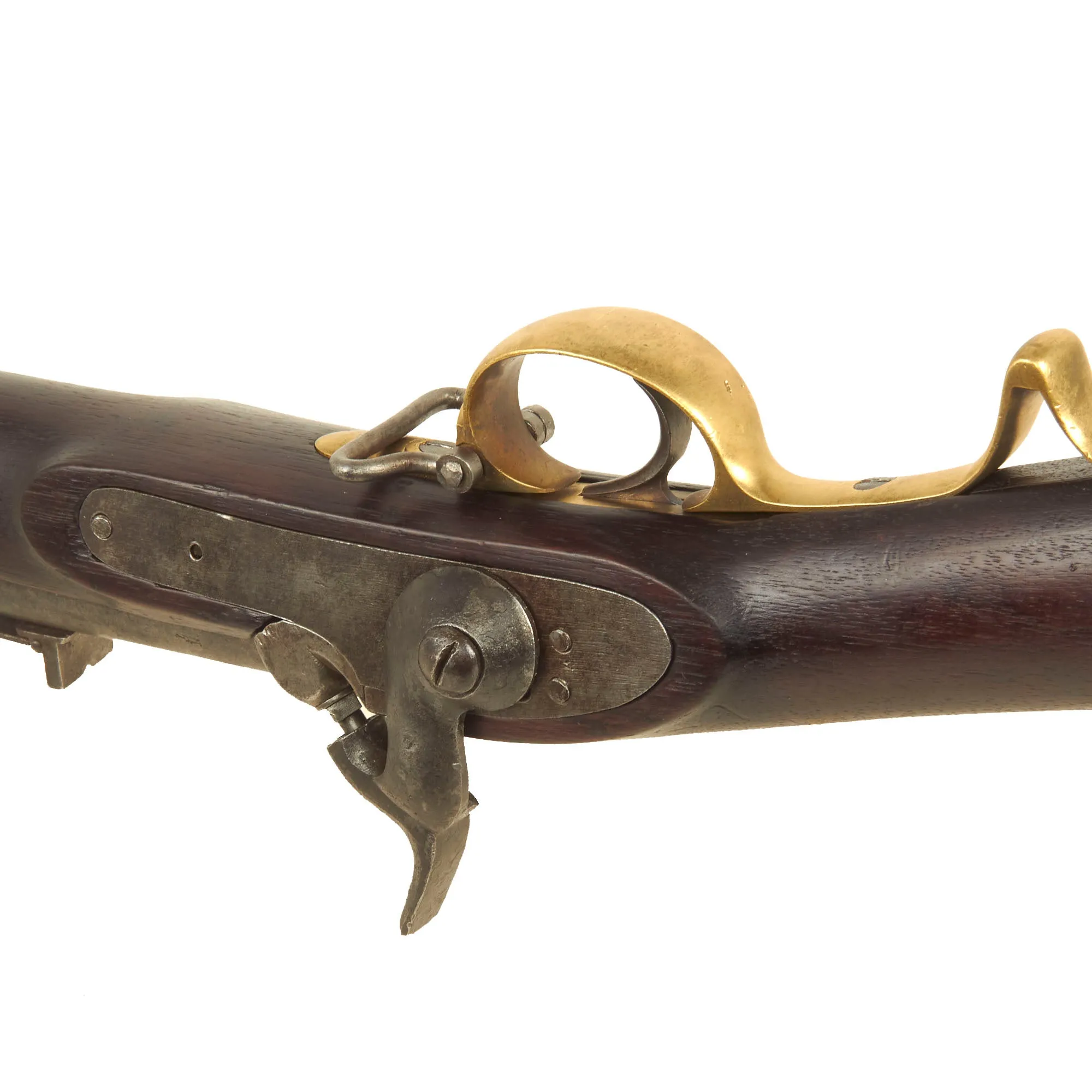 Original British P-1847 2nd Pattern Side Action Lock Brunswick 2-Groove Percussion Rifle with British Proofs