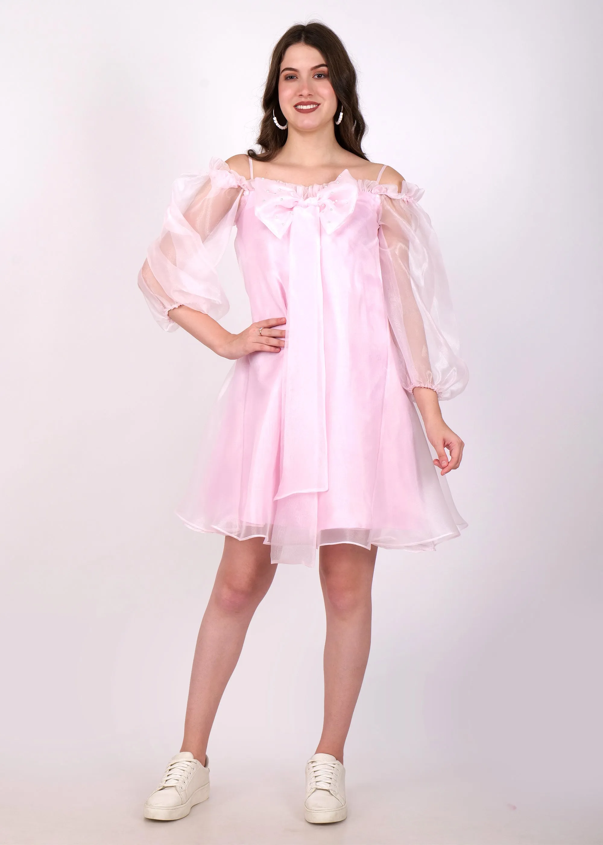 Pink Dream Organza Dress