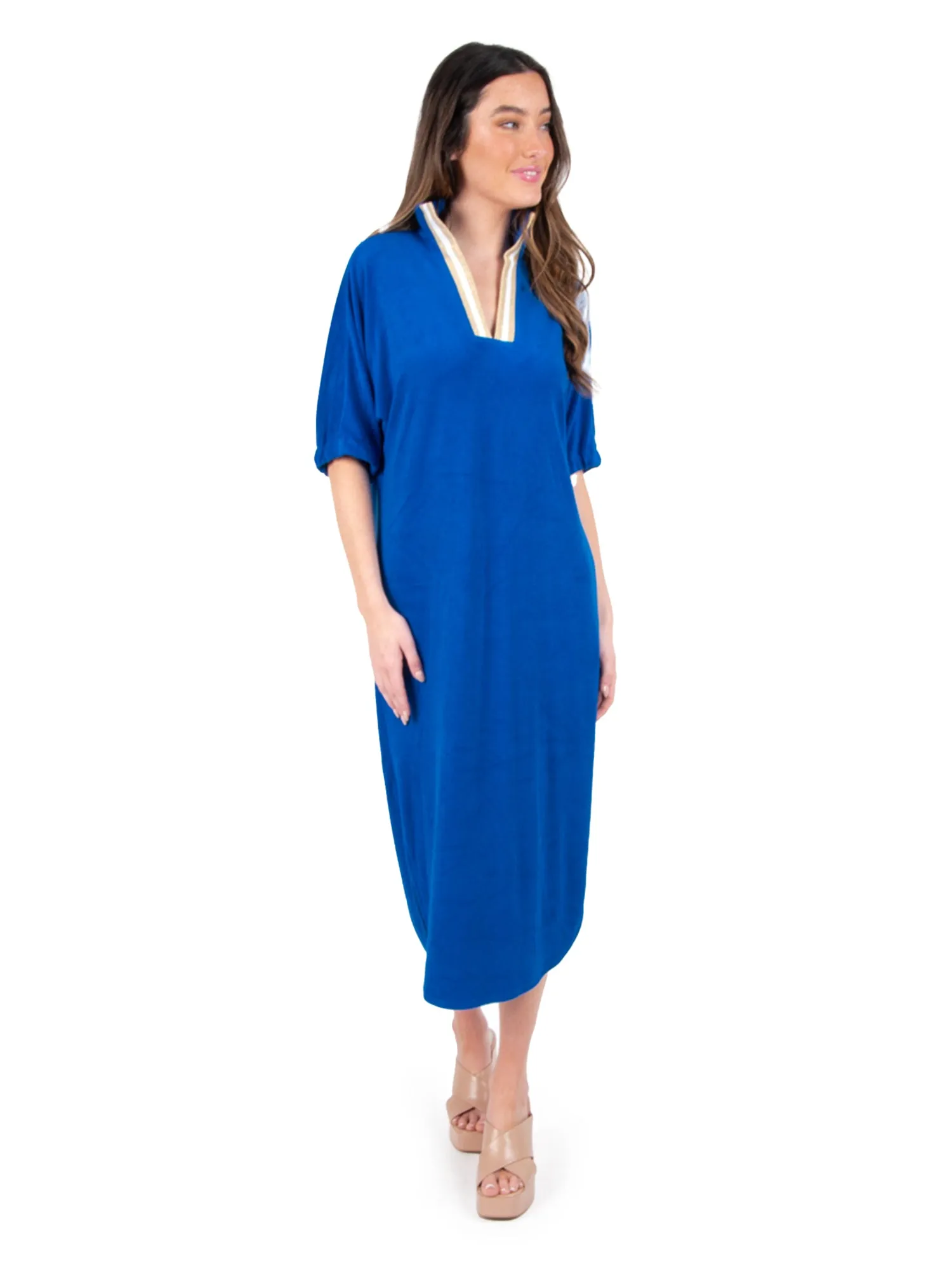 Poppy Caftan - Marine Terry