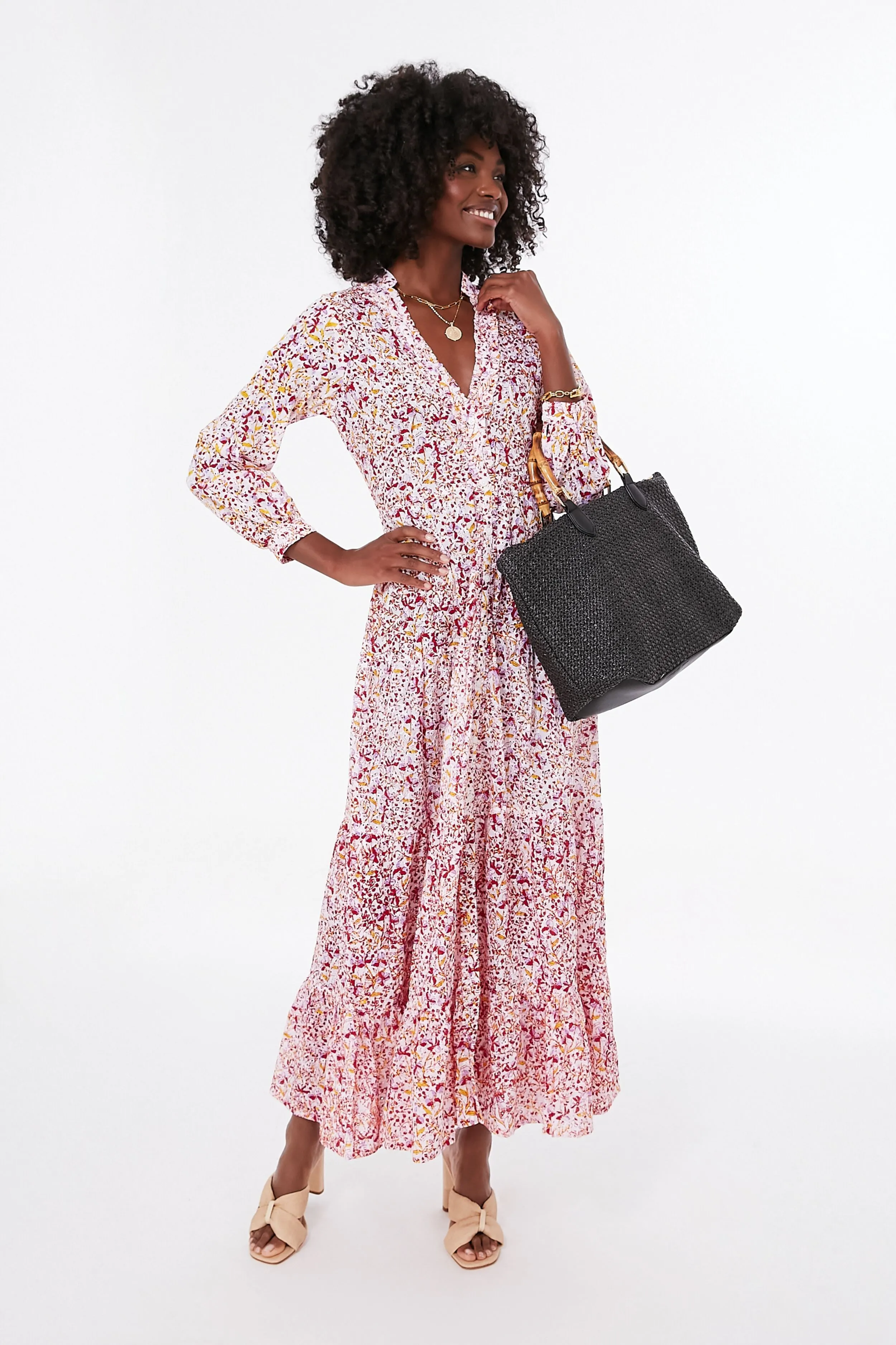 Purple Jonquille Rita Long Dress