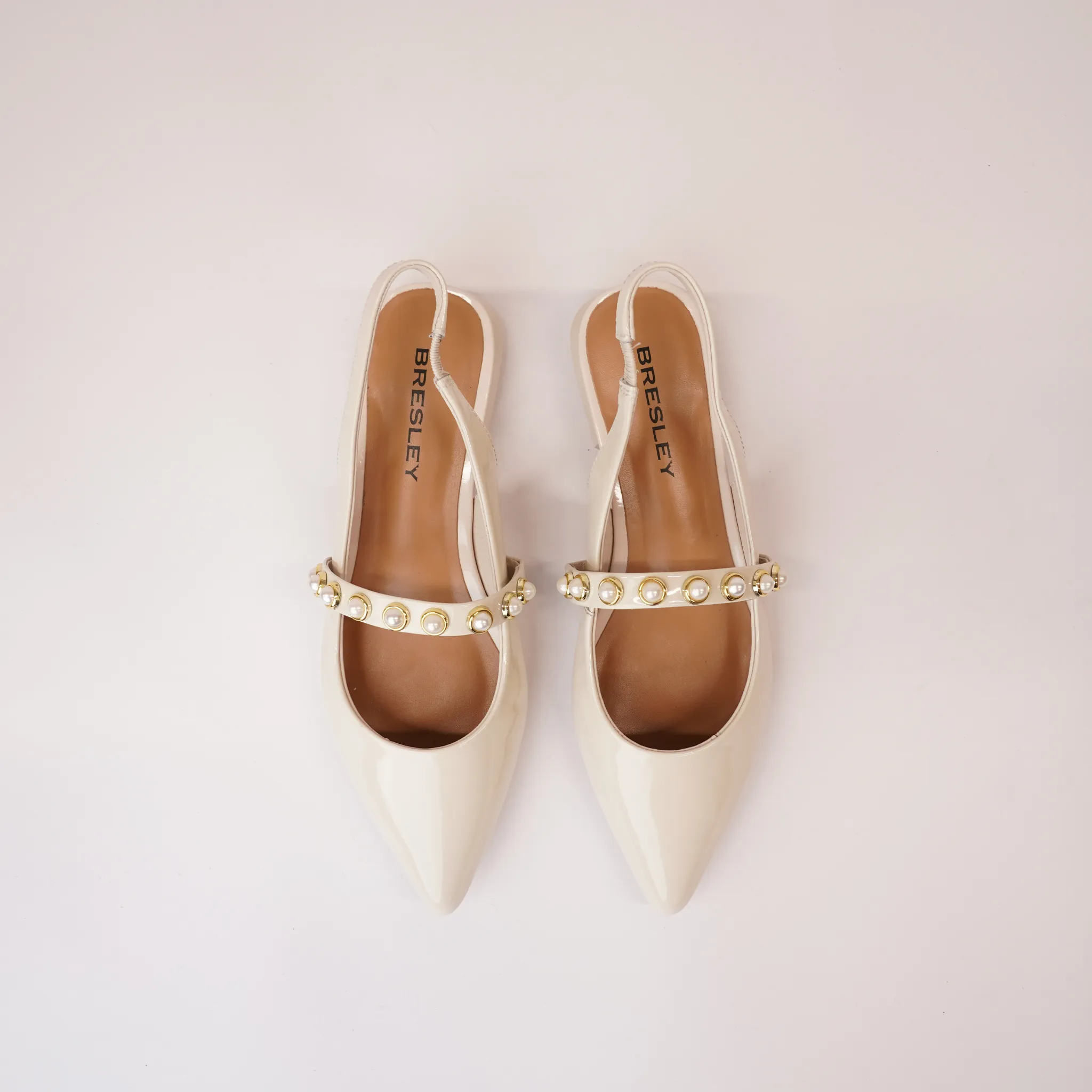 Reema Bone Patent Leather Flats