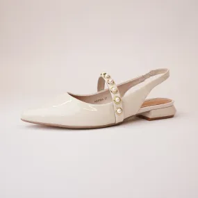 Reema Bone Patent Leather Flats