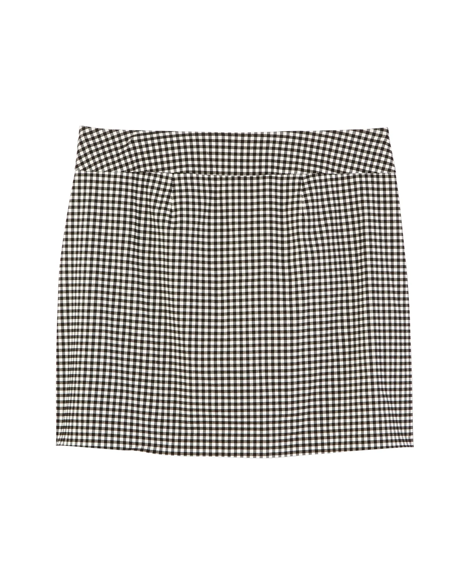 Sage Gingham Printed Skort | Black / White