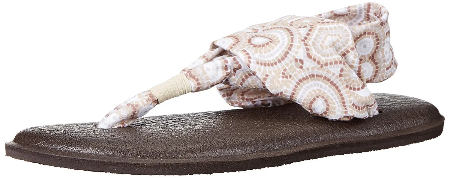 Sanuk Women's Yoga Sling 2 Natural Multi Radio Love Sandals - Women's