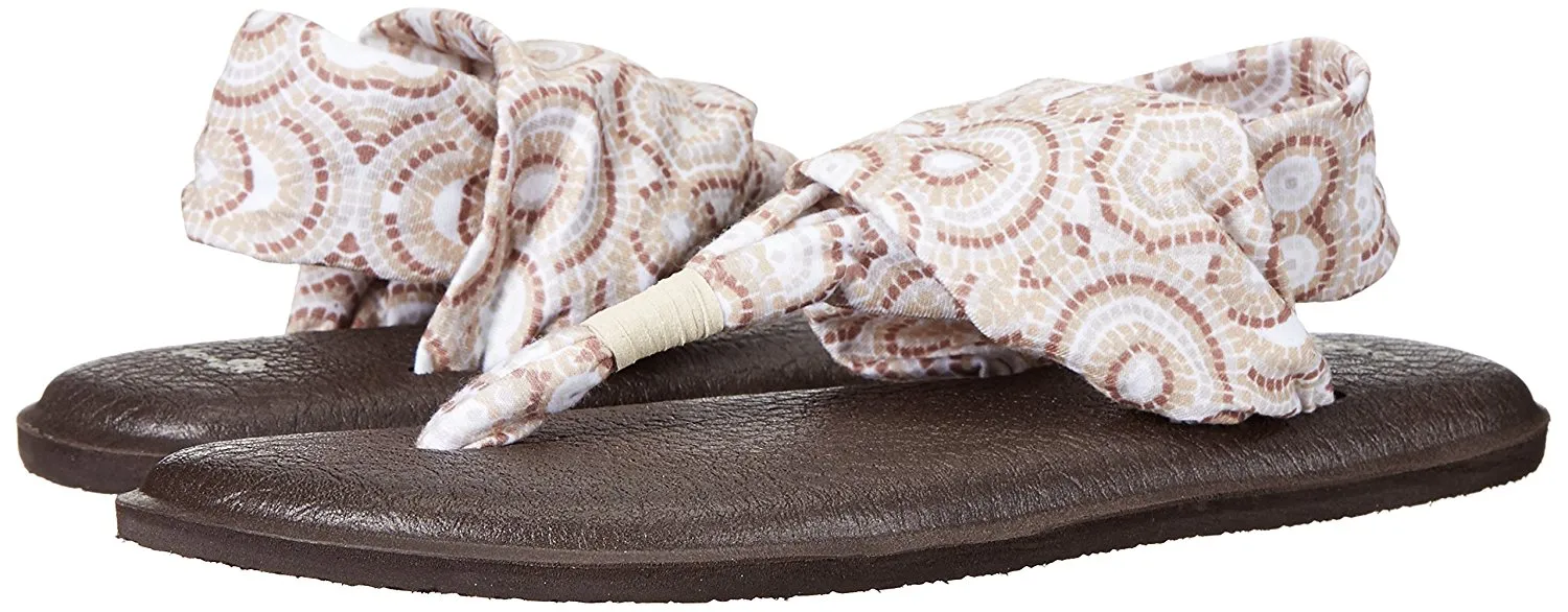 Sanuk Women's Yoga Sling 2 Natural Multi Radio Love Sandals - Women's