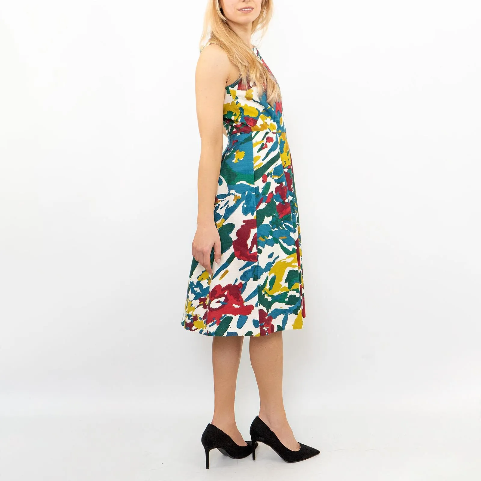 Seasalt Merthen Artists Impression Sleeveless Fit & Flare Midi Dresses