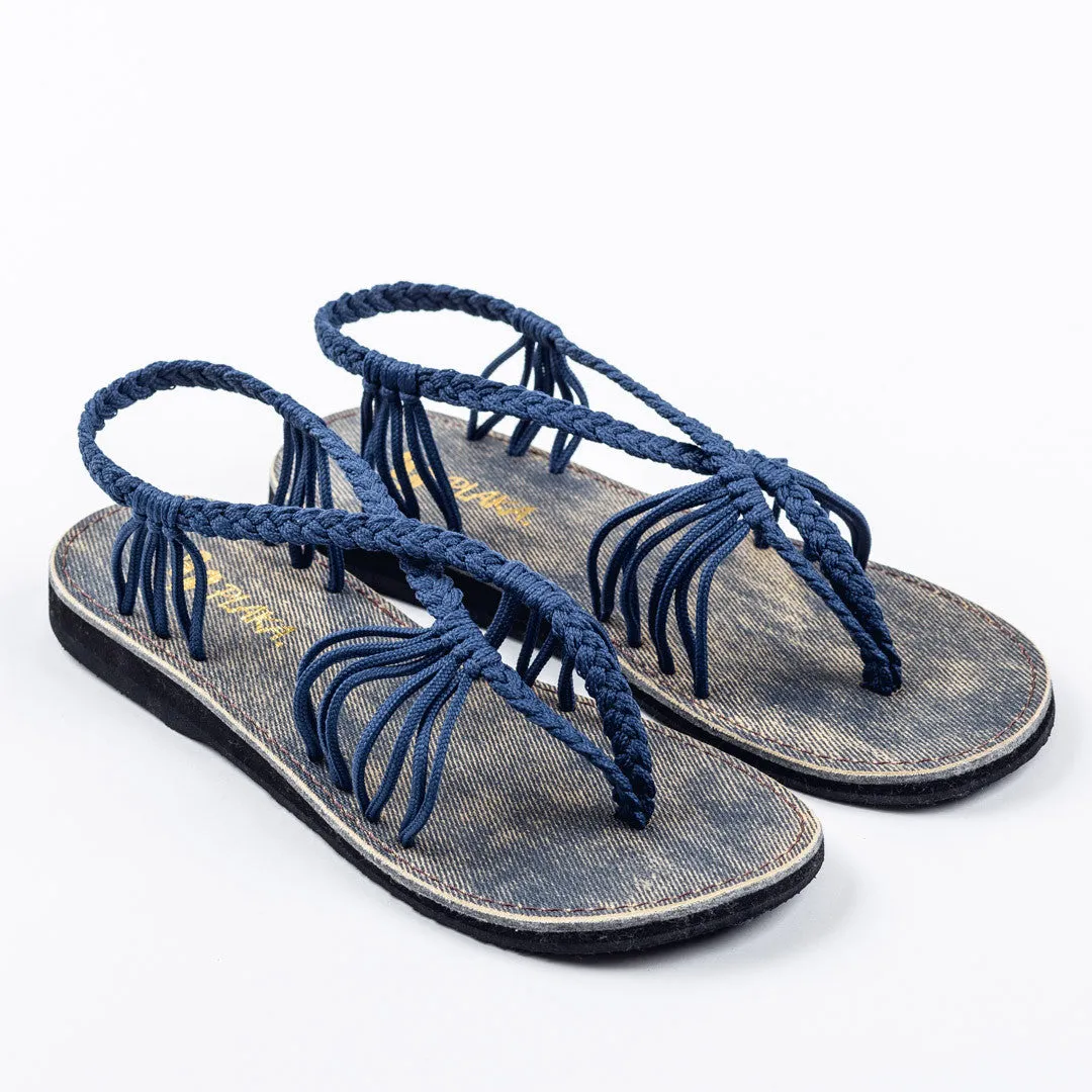 Seashell Summer Sandals for Women | Sapphire-Blue