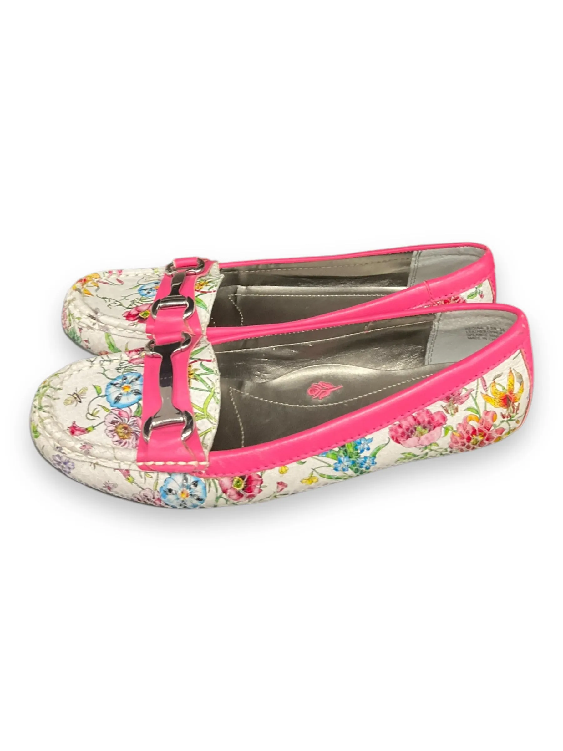 Shoes Flats By Clothes Mentor In Multi-colored, Size: 9.5