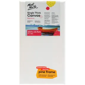 Single Thick Canvas Signature 22.9 x 12.7cm (9 x 5in) - Mont Marte