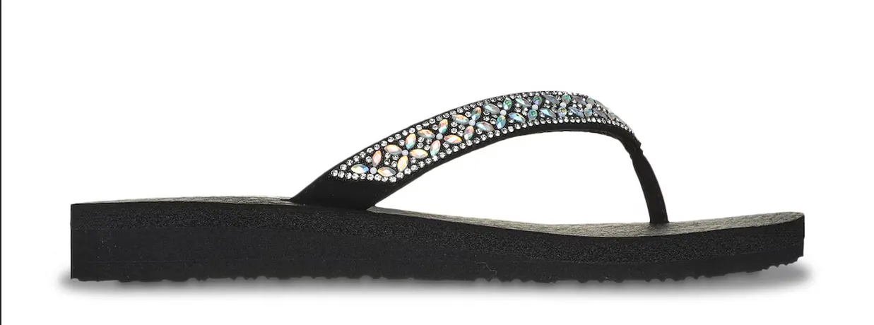 Skechers Womens Meditation Made You Blush Black