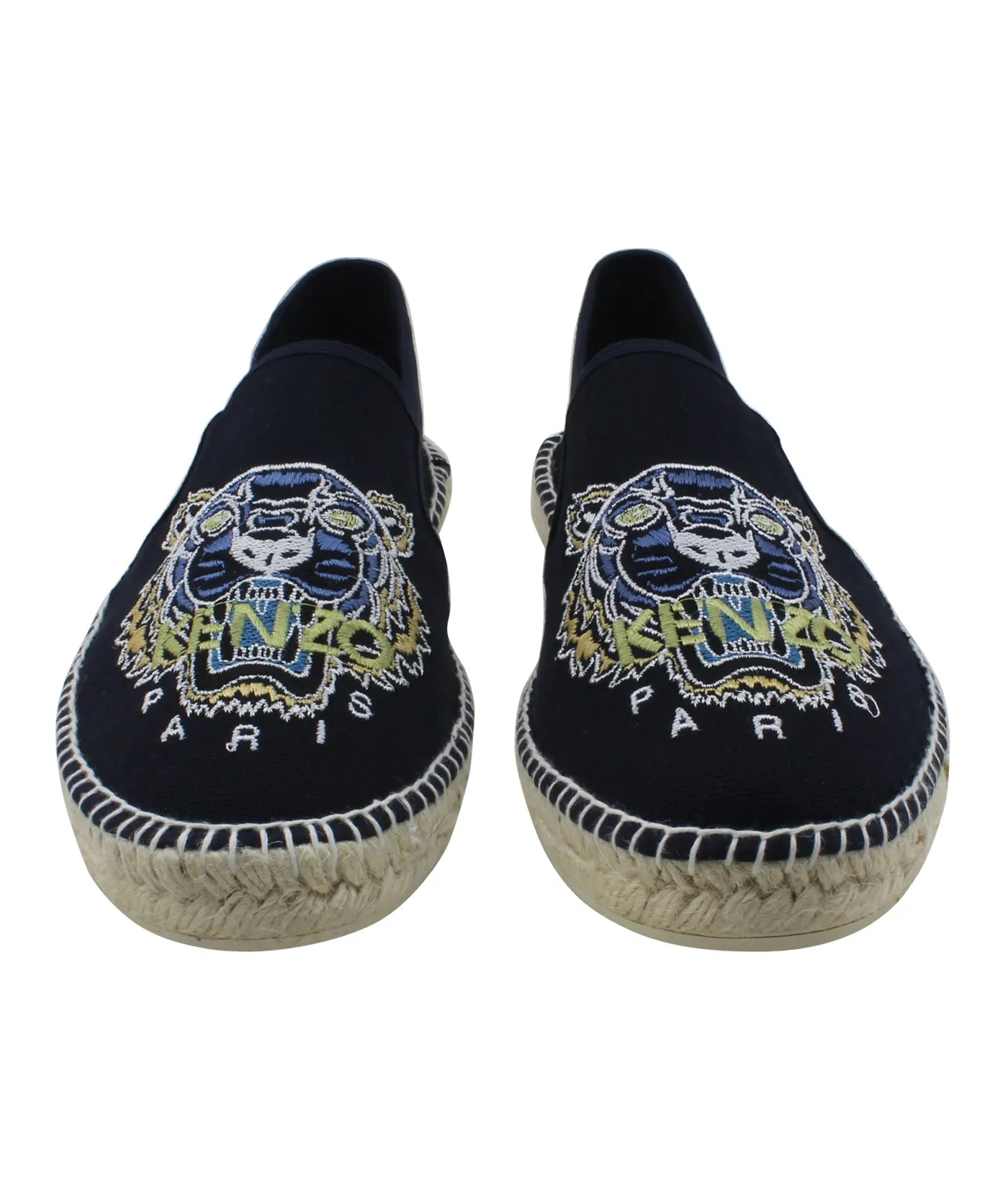 Slit On Tiger Canvas Espadrilles