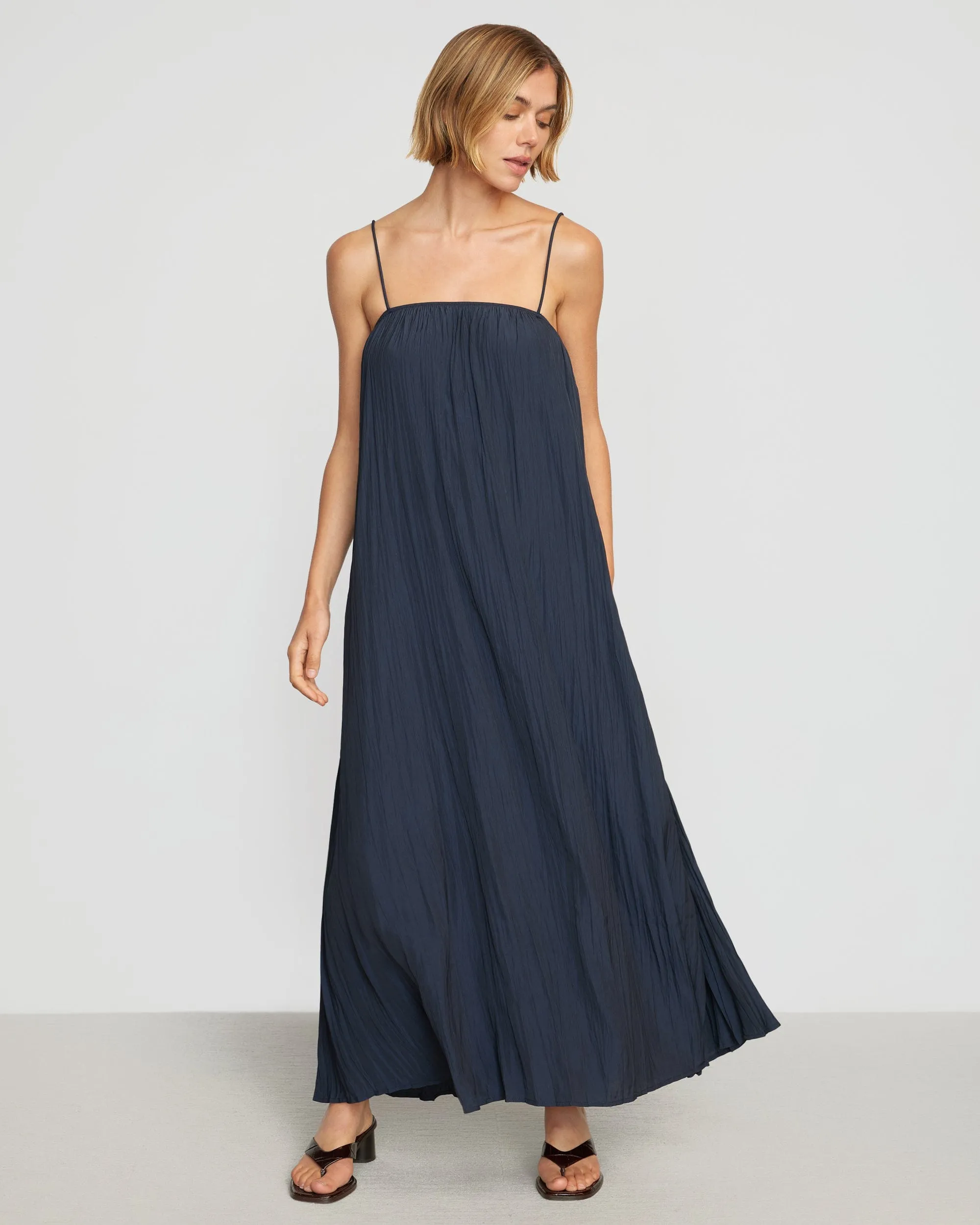 Solange Crinkled Maxi Dress