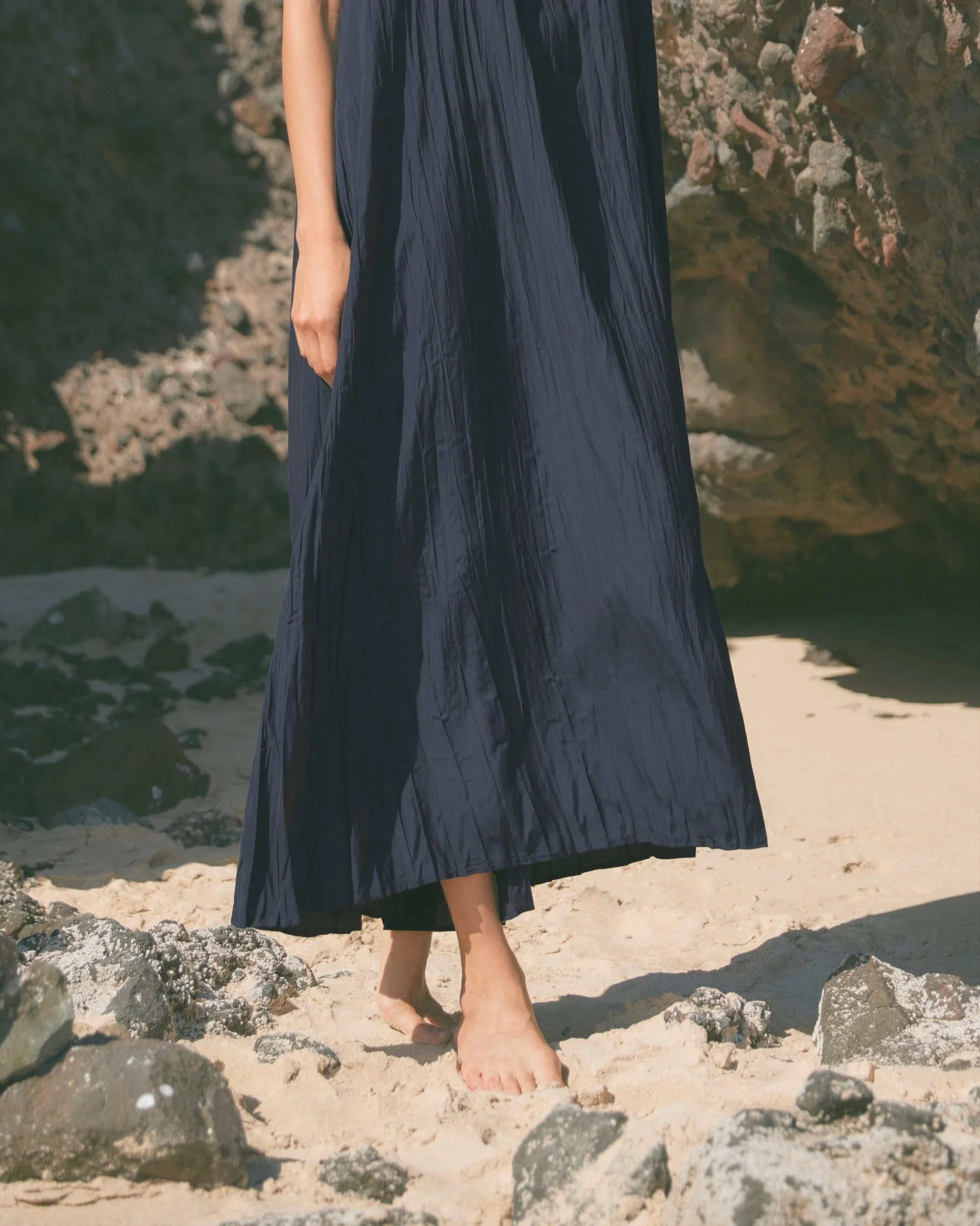 Solange Crinkled Maxi Dress