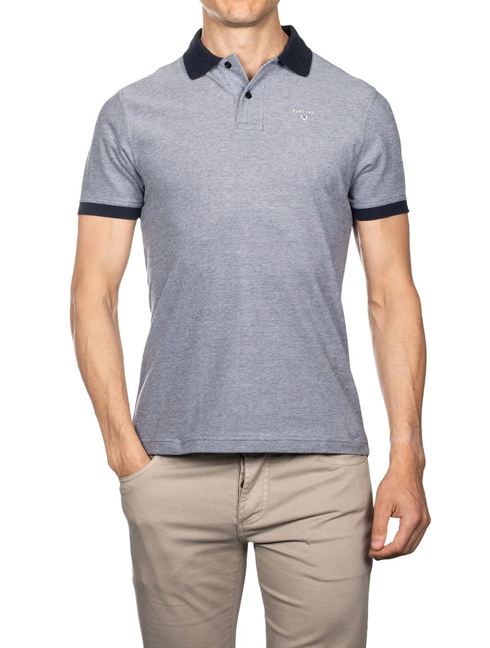 Sports Mix Polo Shirt Blue