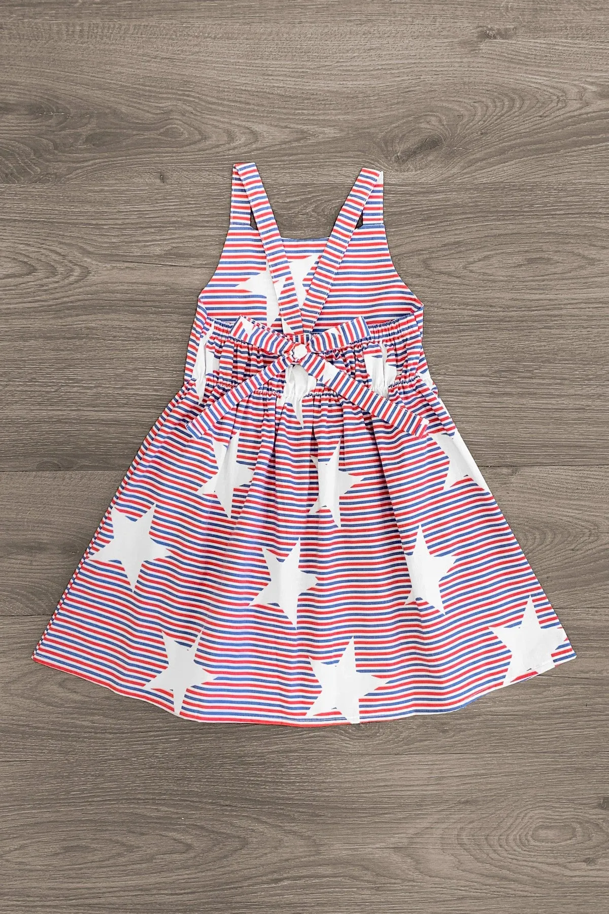 Stars & Stripes Tie Back Dress