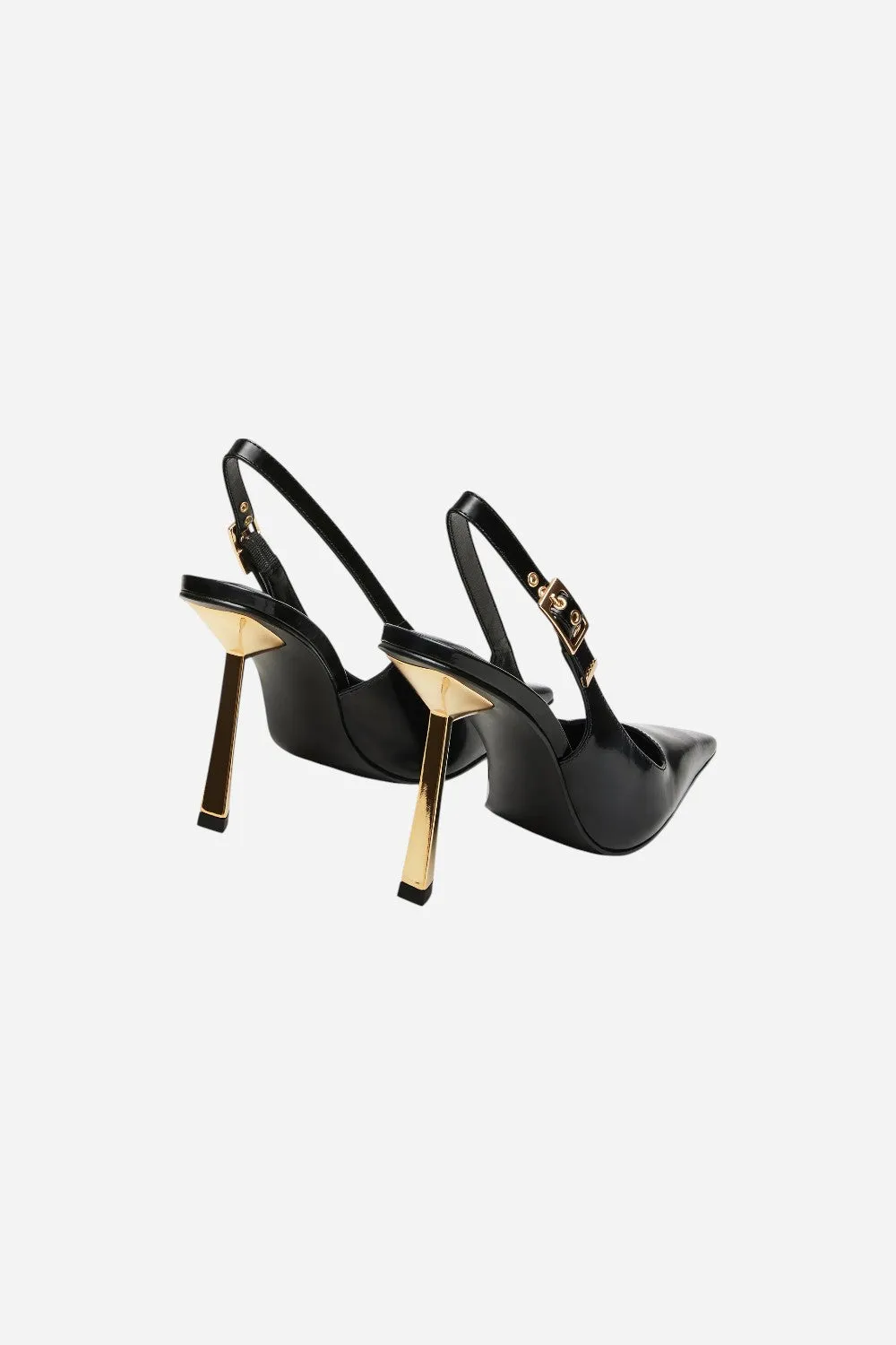 Steve Madden Divine Pump in Black Leather