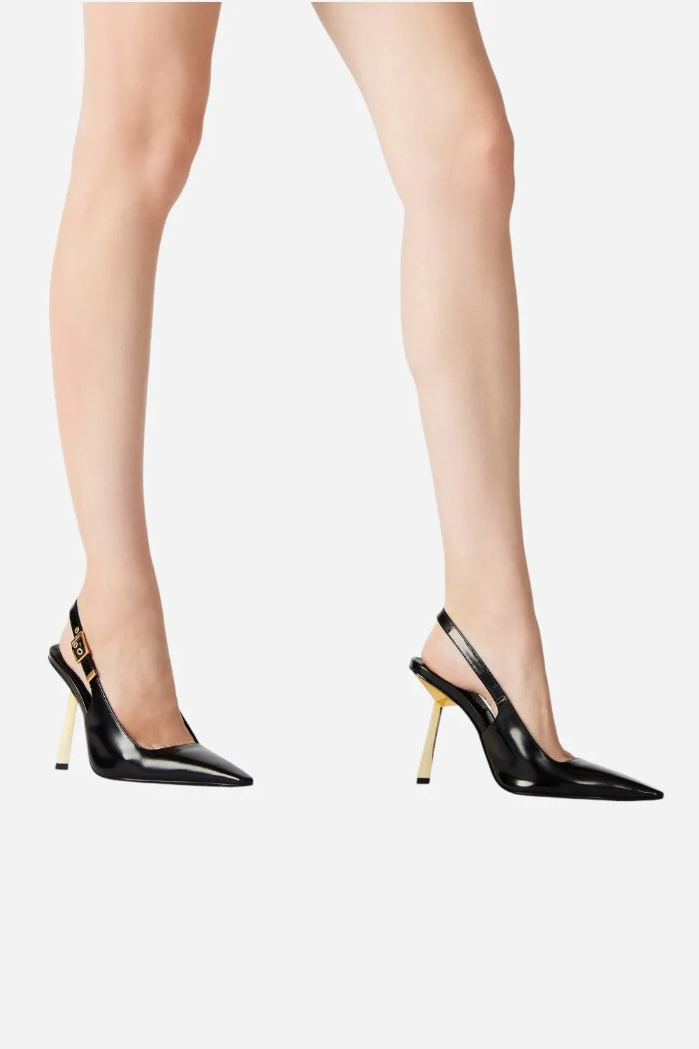 Steve Madden Divine Pump in Black Leather