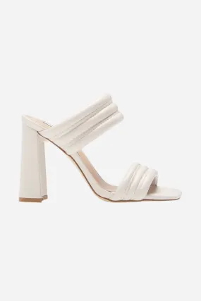 Steve Madden Tahani Heels In Bone