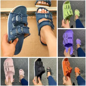 Summer Denim Casual Sandals