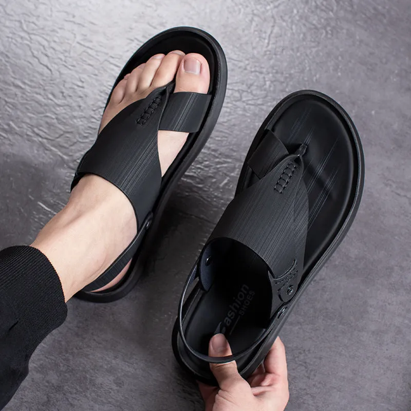 Summer New Style Sandals Men's Soft Flip-flop Sandals And Slippers