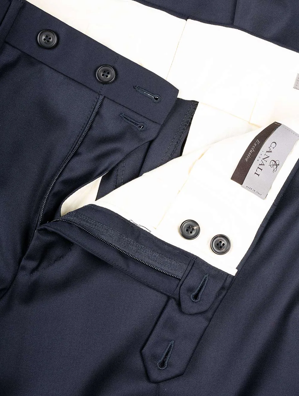 Super 150 Exclusive Trousers Navy