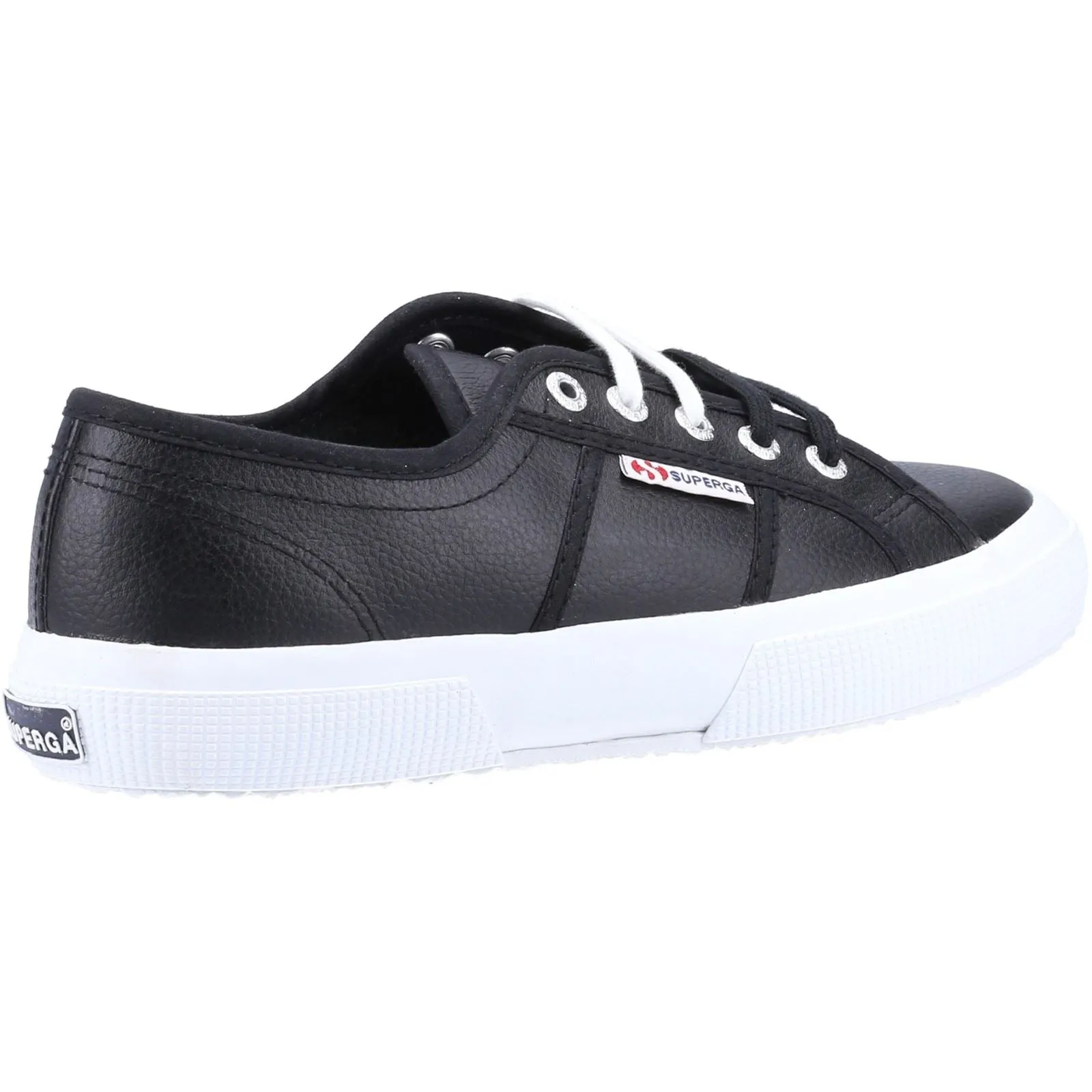 Superga 2750 Leather Men's Black/White Trainers