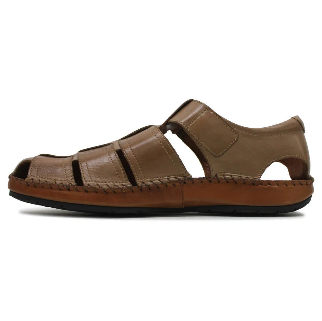 Tarifa Calfskin Leather Men's Fisherman Sandals