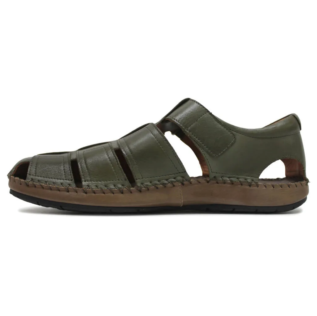 Tarifa Calfskin Leather Men's Fisherman Sandals